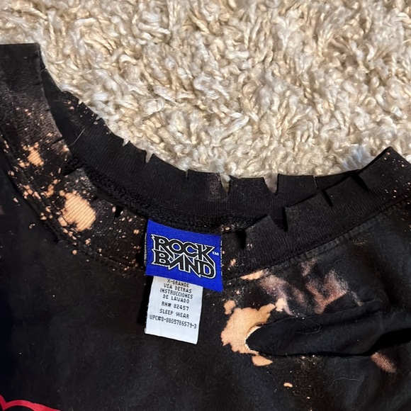 rockband Shirts Mens Rock Band Tiedye Tshirt With Cut Outs Poshmark